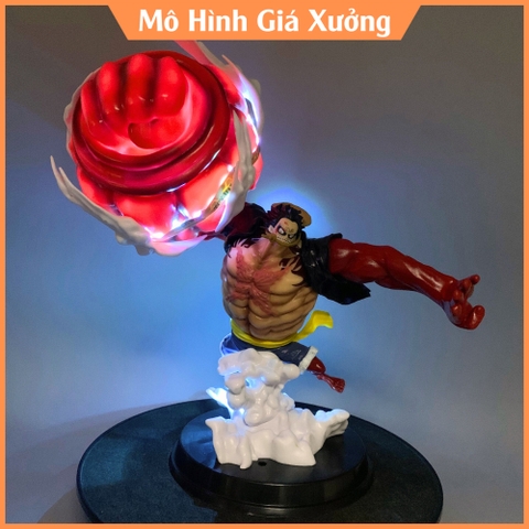 Mô hình đồ chơi - Luffy gear 4  snake man chế led - One Piece - Có Hộp Đẹp