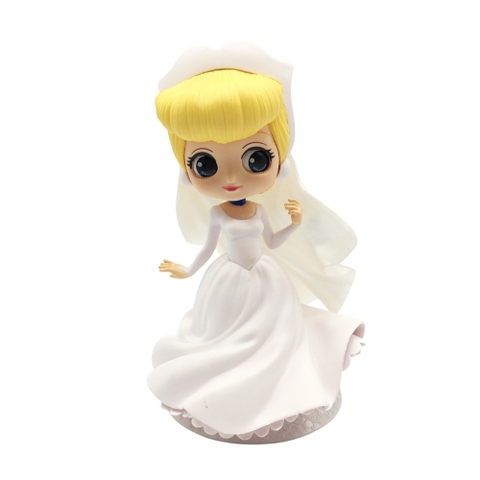 Mô Hình Công Chúa váy trắng tóc vàng - Cao : 16cm Nặng 150gram - No Box - K21-T1-S6