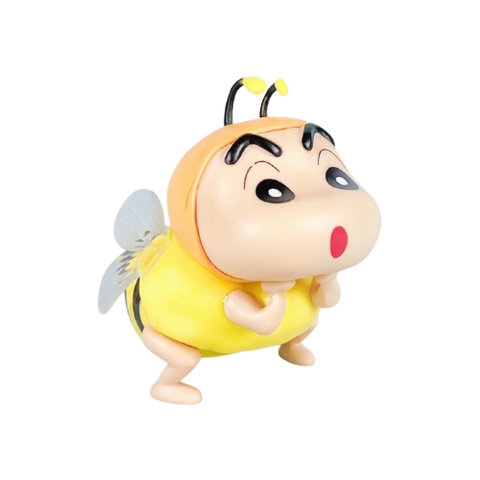 Mô Hình Shin bút chì cosplay Ong Vàng - Cao 9.5cm - nặng 300gram - Figure Cậu Bé Bút Chì - No Box - K16-T3-S3