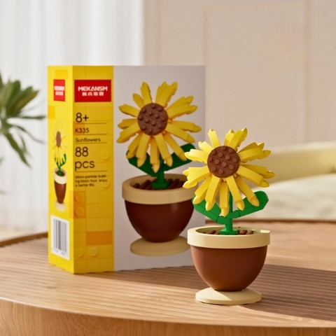 Đồ Chơi Lắp Ghép Lego Hoa hướng dương - 88 hạt - Full Box - Sku : LG-K335