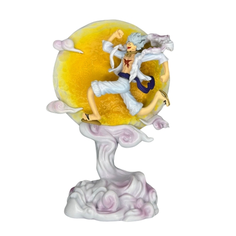 Mô Hình OnePiece Luffy Gear 5 ánh trăng bản nhỏ Bản B - Cao 13.5cm - nặng 125gram - Phụ kiện : có LED , Figure OnePiece - có hộp bìa - N4-K4-BL3
