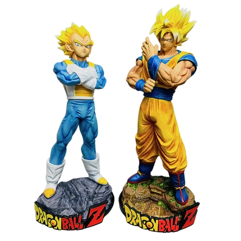Mô hình DragonBall Songoku và vegeta - Cao 30 - 32cm - nặng 800gram - Phụ kiện : Đế - Dragon Ball - Box Xốp - Hộp Carton N1-K48-T4-S1