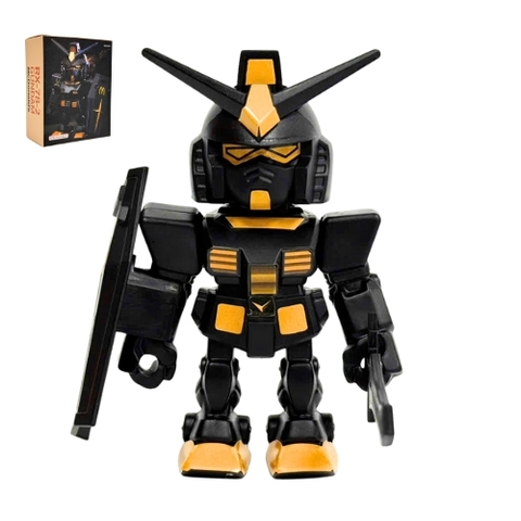 Mô Hình Gundam dáng đứng màu đen  . Cao 8.5cm , nặng 100gram - sku : mm11a