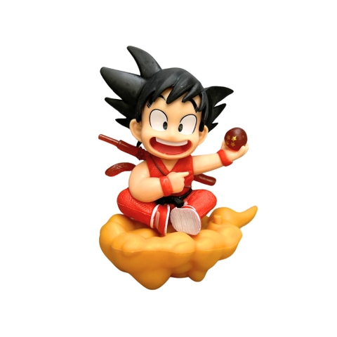 Mô Hình DragonBall goku kid cưỡi mây cầm ngọc cao 13cm , figure DragonBall , No box