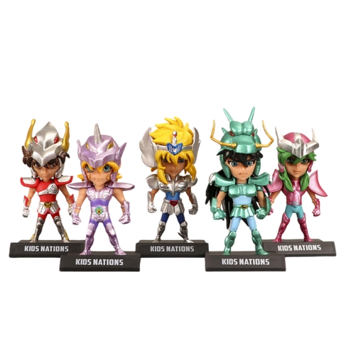 Mô Hình Saint Seiya Bộ 5 Nhân Vật Áo Giáp Vàng - Cao : 10cm - Nặng : 200gram - Figure Saint Seiya - No Box