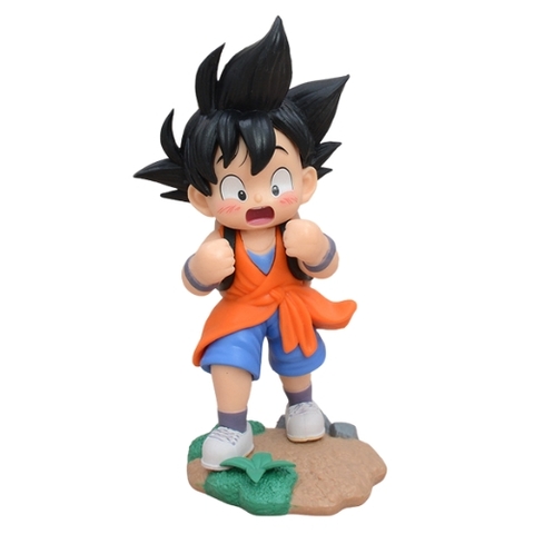Mô hình Dragon ball Songoku đi học - Cao 15.5cm - nặng 170gram - Figure Shin - No Box K8-T3-S7