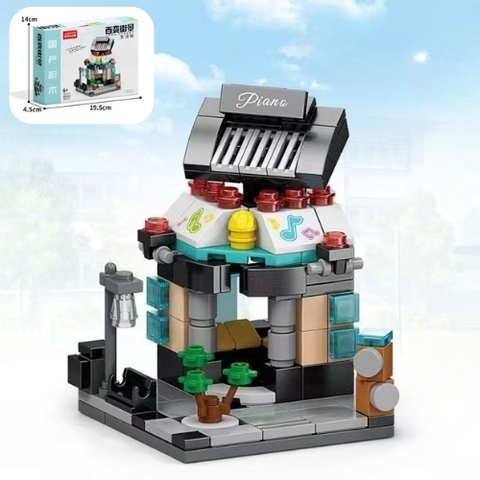 Đồ Chơi Lắp Ghép Lego Cửa hàng đàn piano - 145 hạt - Full Box - Sku : LG-8974-5 ( VAT 001-11-11 ) - K128-T1-S5