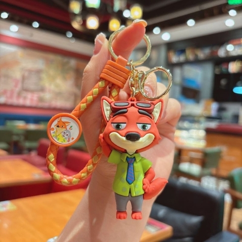 Móc Khóa Nick Wilde Zootopia - Dài 8.5cm , Rộng 3.7cm - Nặng 50gram - SKU: moc290b - (Vat: 88223-7) - K76-T4-S4