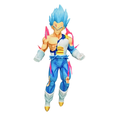 Mô Hình Dragon Ball Vegeta tóc xanh rách áo Cao 20cm Nặng 200gram - Figure DragonBall - Có Hộp Màu