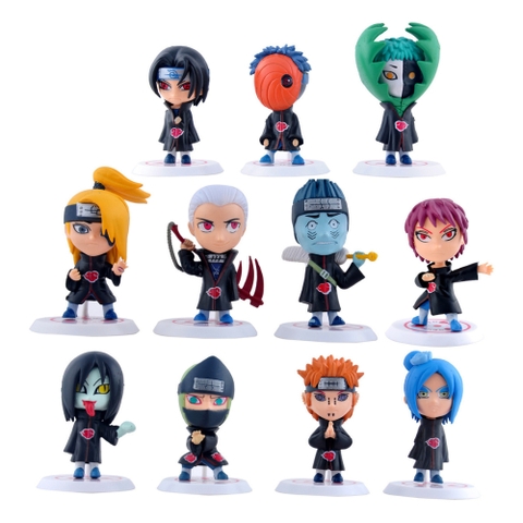 Mô hình Ninja - ( No brand ) Bộ 11 các nhân vật - Cao 6-7cm - nặng 300gram - No Box - SKU : na80 ( VAT : MH004 ) - M-1