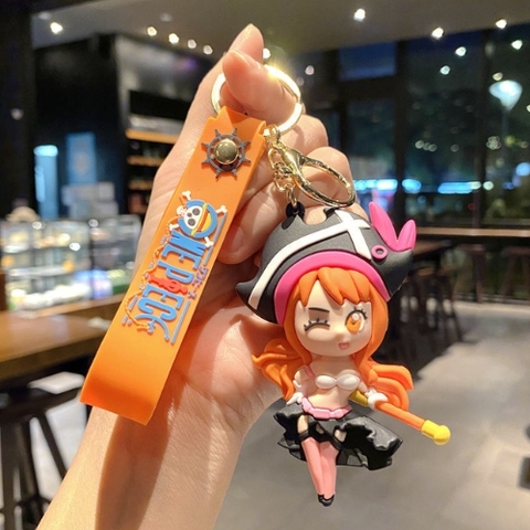 Móc Khóa Nami siêu đẹp . Dây móc dài : 10cm - Mô Hình Cao : 6cm - Nặng 50gram - K75-T1-S5