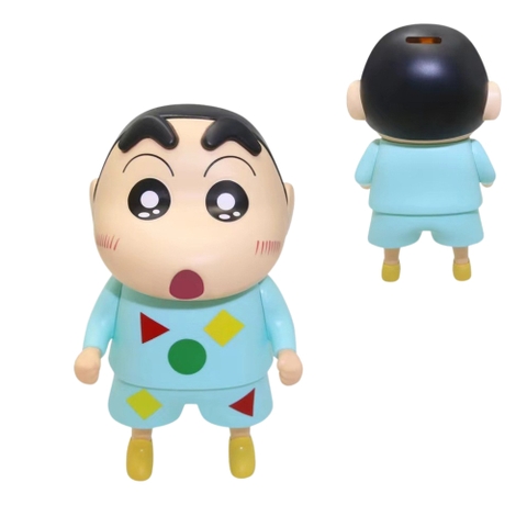 Hàng Rỗng Nhẹ - Mô Hình Shin áo xanh dáng đứng - Cao : 26cm - Nặng 300gram - No Box