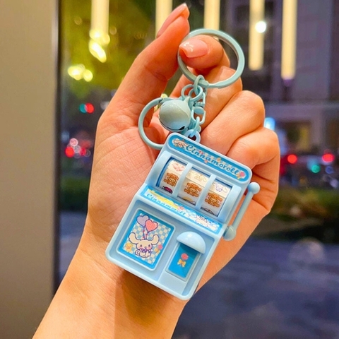 Móc Khóa Máy Quay Thưởng Pingo cinamoroll . Dài 11cm , Rộng 3.5cm - Nặng 50gram - SKU : moc283a