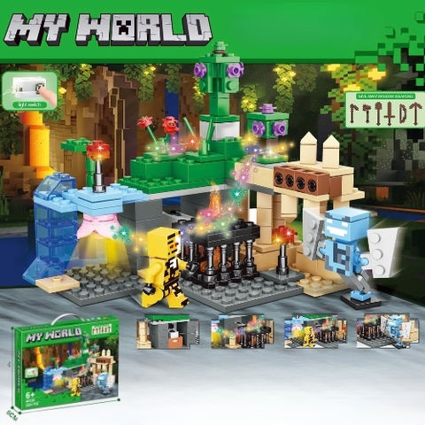 Đồ Chơi Lắp Ghép Lego My world minecraft - 220 hạt - Full Box - Sku : LG-44-05