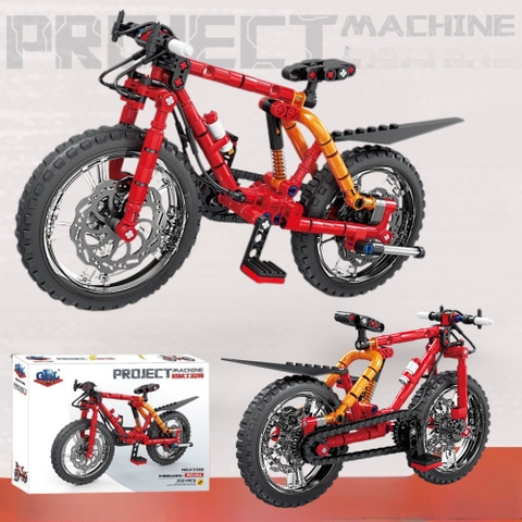 Đồ Chơi Lắp Ghép Xe Đạp Thể Thao Màu Đỏ - 212 hạt - Full Box - SKU : LG-1119 K57-T3-S1