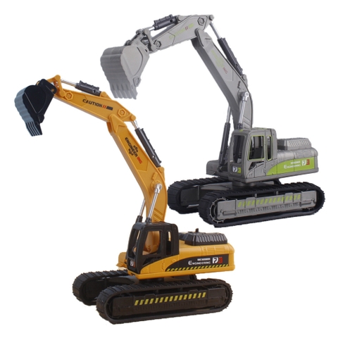 Đồ Chơi Trẻ Em Xe Cẩu Múc Cam Và Đen Chạy Cót - Cao : 24cm Dài : 13cm - Nặng : 300gram - Bọc Túi - SKU : dc12 - K71-T1-S9