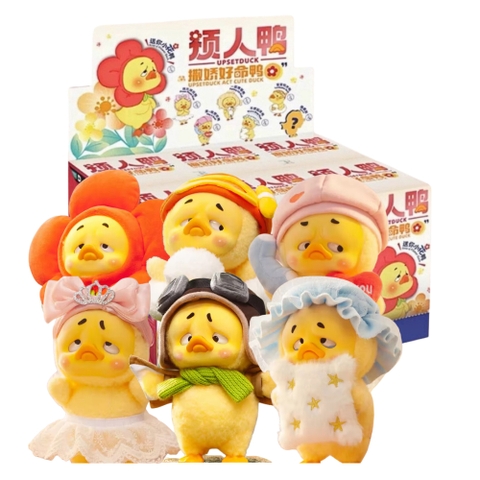 Hàng Chính Hãng - Blinbox hộp lẻ Upset Duck v2 blind box ngẫu nhiên - cao ~ 16-17cm - Nặng 500gram - Túi Mù - Hộp Màu