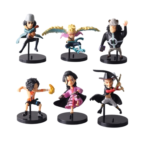 Mô hình OnePiece Bộ 6 kuzan marco kuma ace Izo mihack - Cao 8-9cm - nặng 300gram- Figure OnePiece - No Box N3-K59-T3-S1