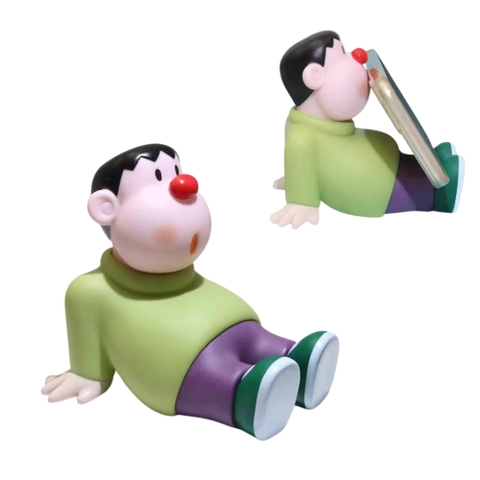 Hàng Rỗng Nhẹ - Mô Hình chaien áo xanh dáng ngồi - Cao : 10cm - Nặng 200gram - No Box