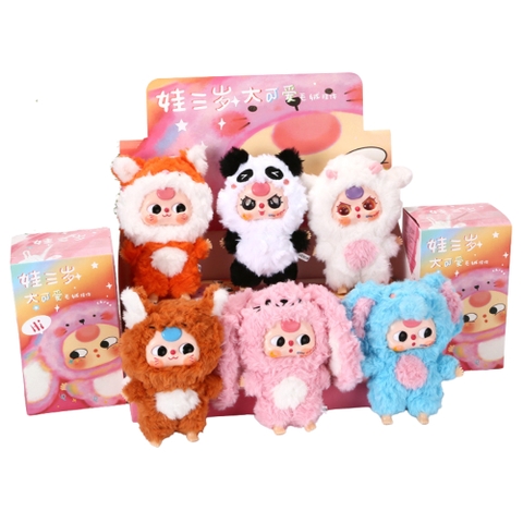 Hàng xưởng sản xuất - hộp mù baby three v3 blind box ngẫu nhiên - cao ~ 20cm - Nặng 500gram - Túi Mù - Hộp Màu