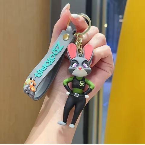 Móc Khóa Judy Hopps Zootopia - Dài 8.5cm , Rộng 3cm - Nặng 50gram - SKU : moc291c