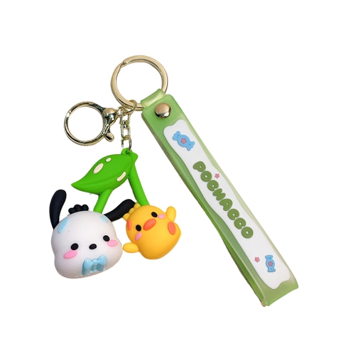 Móc khóa gấu và vịt - Dây móc dài : 10cm - Mô Hình Cao : 6cm - Nặng : 50gram - No Box - SKU: moc165 - (Vat: 88223-7) -  K79-T5-S13