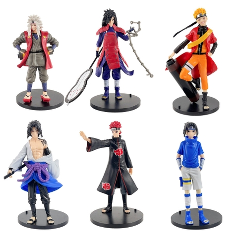 Mô hình Naruto Bộ 6 các nhân vật Naruto Bản B - Cao 18 - 19cm - nặng 800gram - Figure Naruto - No Box - E-15