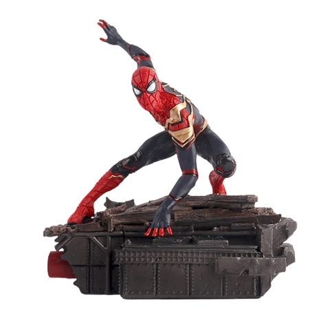 Mô Hình Spider-Man Chiến Đấu - Cao 17cm - Nặng 750gram - Figure Người Nhện Marvel - Hộp Màu - box màu - K21-T3-S2