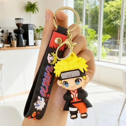 Móc Khóa Naruto áo choàng . Dây móc dài : 10cm - Mô Hình Cao : 6cm - Nặng 50gram