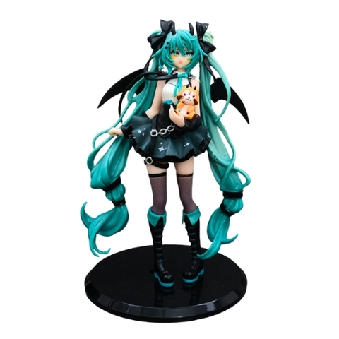 Mô hình Miku ôm tiểu quỷ - Cao 19.2cm - nặng 200gram - Box Màu - Figure Miku
