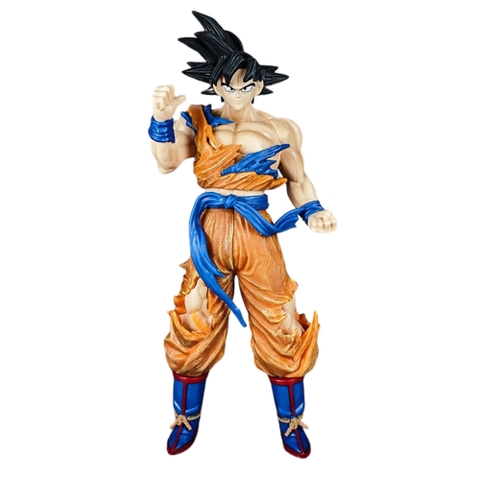 Mô Hình Dragon Ball Songoku đứng giơ tay - Cao 32cm - nặng 900gram - Có Box màu - N1-K25-S1-S1