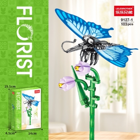 Bộ lắp ghép Hoa & côn trùng 103pcs. SKU:  LG-9127-1 ( VAT 001-06-11 ) - K129-T1-S1