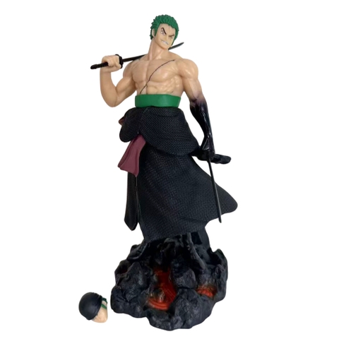 Mô Hình OnePiece zoro dáng đứng cầm kiếm siêu ngầu Cao : 19cm nặng : 400gram - One Piece - Bọc Túi Opp - No Box N4-K2-BL2