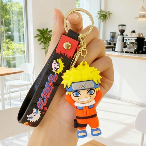 Móc Khóa Naruto áo cam dơ 2 tay . Dây móc dài : 10cm - Mô Hình Cao : 6cm - Nặng 50gram