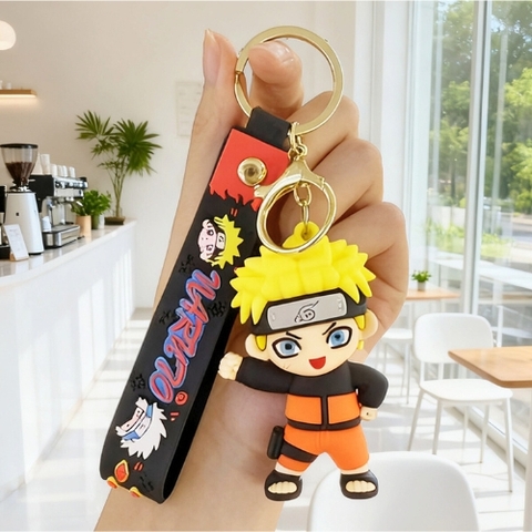 Móc Khóa Naruto dơ tay . Dây móc dài : 10cm - Mô Hình Cao : 6cm - Nặng 50gram