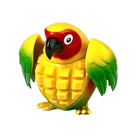 Mô Hình Parrot Sweet Melon  - Cao : 6.5cm - Nặng 140gram- Vỉ Nhựa - K22-T3-S7