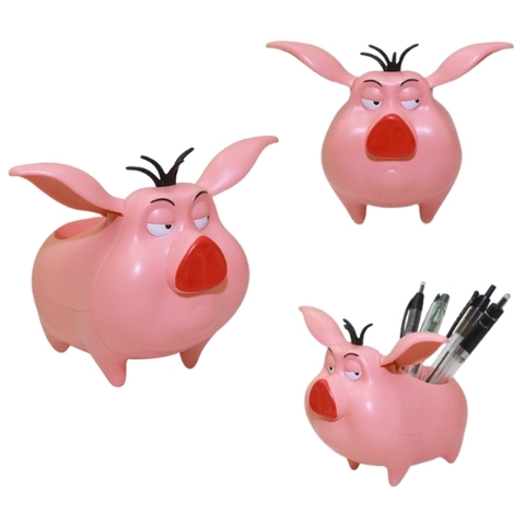 Mô Hình Lợn Natra ( Hộp Đựng Bút ) - Cao 12.5cm - nặng : 76gram - SKU : sh850g - ( Vat : E729-75 ) T4