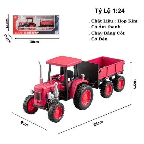 Mô Hình xe máy cầy màu đỏ đen tỉ lệ 1:24 Hợp kim - bánh sau chạy cót - Dài 26cm - rộng 9cm - cao 10cm - nặng : 250gram - FULL BOX : box màu SKU : oto479a - K69-T5-S3
