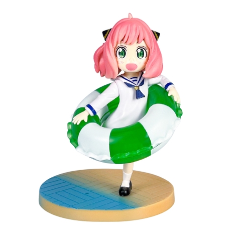 MÔ HÌNH ANYA FORGER - SPY X FAMILY - TANTEI-GOKKO Đeo Phao - Cao : 15cm - Nặng : 200gram - Hộp Màu - K19-T3-S8