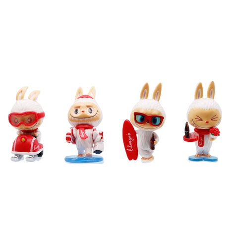 ( Giá 1 con - Bộ 4 con - Đặt Số Lượng 4 ) - Hàng Cao Cấp - Mô hình labubu bộ 4 labubu blind box - cao 9cm - Nặng 300gram - Bọc Túi - Hộp Màu - HM112 -(VAT : G873-84)- K24-T1-S9