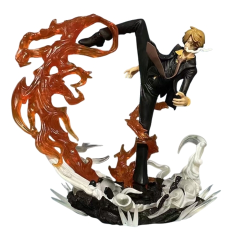 Mô Hình OnePiece Sanji chiến đấu siêu ngầu Cao : 28.5cm nặng 1800g - One Piece - Full Box - Hộp Màu - K13-T4-S4-S5 (G-12)