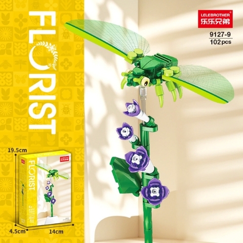 Bộ lắp ghép Hoa & côn trùng 102pcs. SKU: LG-9127-9 ( VAT 001-06-11 ) - K129-T1-S9
