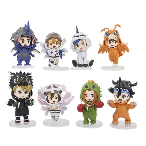 ( Giá 1 con - Bộ 8 con - Đặt Số Lượng 8 )Mô Hình Digimon Adventure bộ 8 nhân vật Cao : 8-10cm - Nặng : 400gram - (VAT : G873-78)- Figure Digimon Adventure - No Box - Bọc Túi Opp - K33-T3-S12