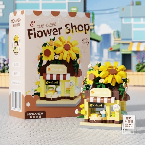 Đồ Chơi Lắp Ghép Lego Cửa Hàng Hoa Hướng Dương - 288 hạt - Full Box - Sku : LG-42-01 - K54-T2-S6