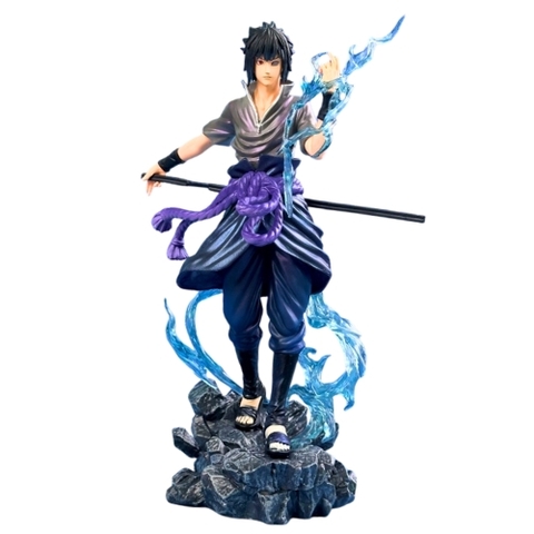 Mô hình sasuke hiền nhân trạng thái chiến đấu - Cao 23cm - nặng 700gram - Figure Naruto - No Box - K30-T2-S8