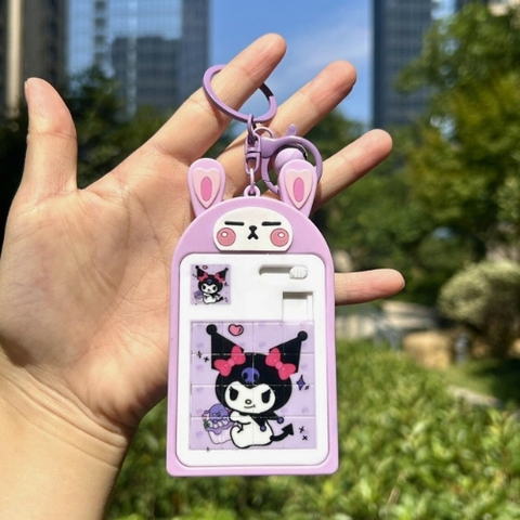 Móc Khóa xếp hình kuromi màu tím . Dài 6cm , cao 10cm - Nặng 50gram - SKU : moc282a