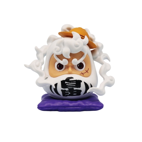 Mô Hình OnePiece luffy chibi Tượng thần tài Daruma - Cao 8.5cm - nặng 200gram - Figure OnePiece - Hộp Màu - (VAT E523-59) - K26-T1-S3