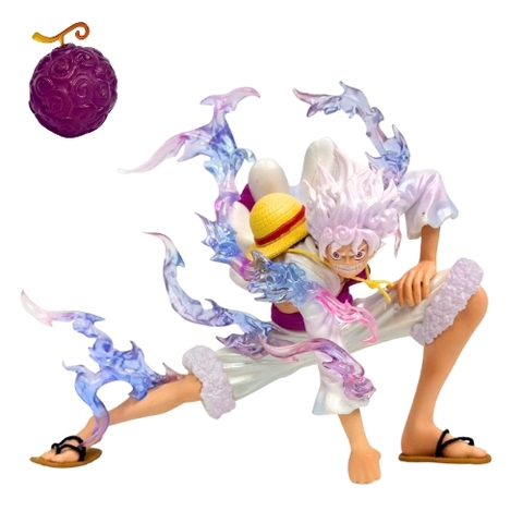 Mô hình Luffy gear 5 đấm đất siêu đẹp - Cao 16cm - ngang 19cm - rộng 13cm - nặng 300gram - Figure One Piece- Hộp carton - K26-T3-S6