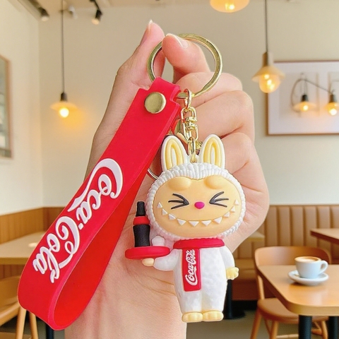 Móc Khóa labubu bưng bê - Dây móc dài : 10cm - Mô Hình Cao : 6cm - Nặng : 50gram - No Box : bọc túi OPP K76-T6-S1