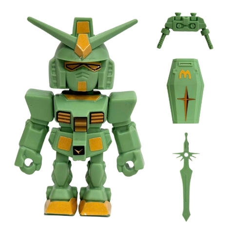 Mô Hình Gundam dáng đứng màu xanh lá . Cao 8.5cm , nặng 100gram - sku : mm11f